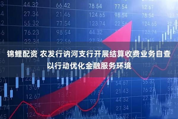 锦鲤配资 农发行讷河支行开展结算收费业务自查以行动优化金融服务环境
